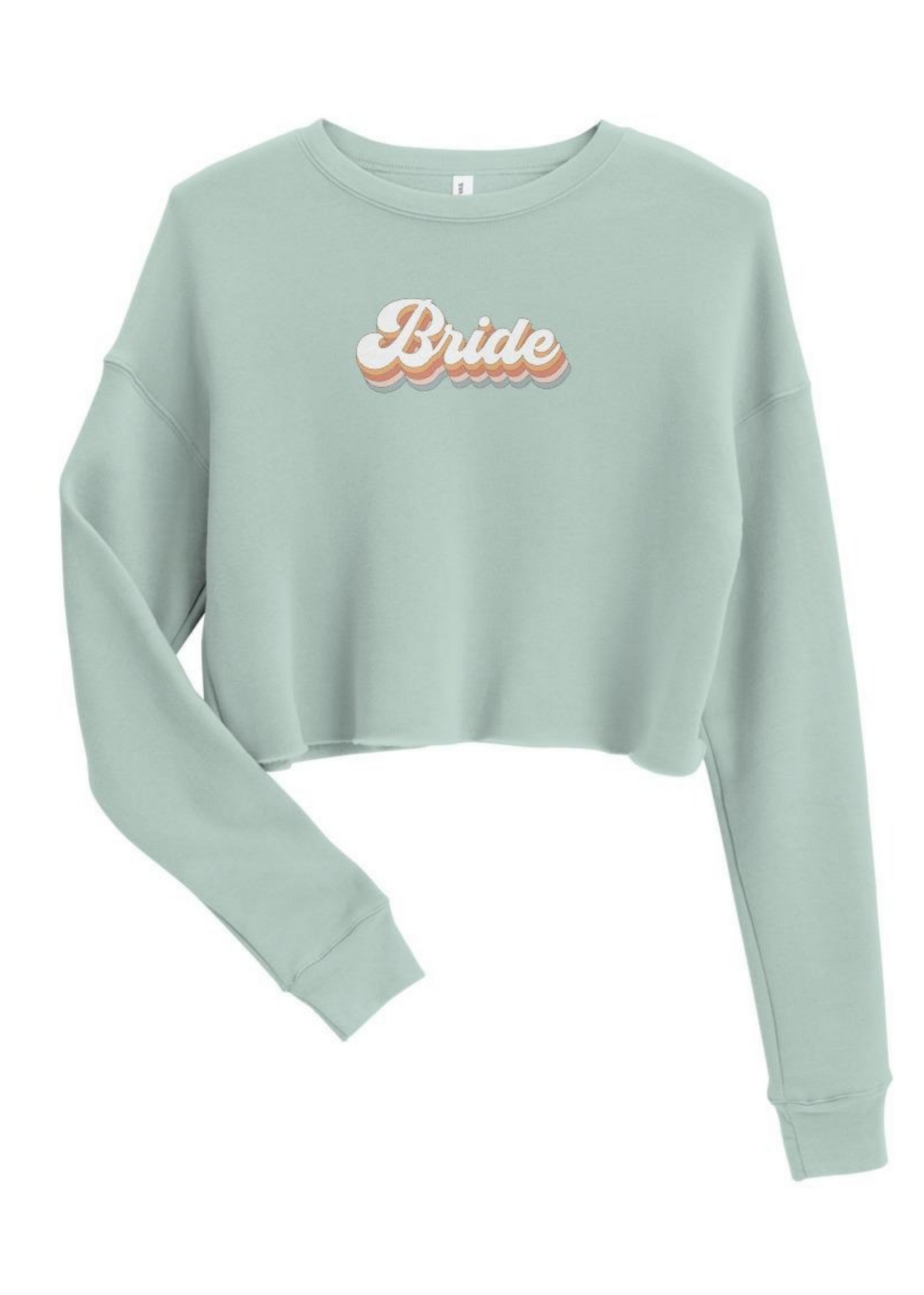 Bride Retro Crop Sweatshirt