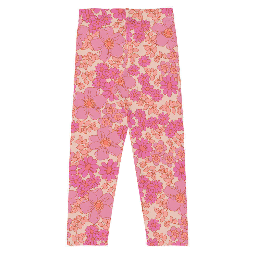 Love Floral Kids Leggings