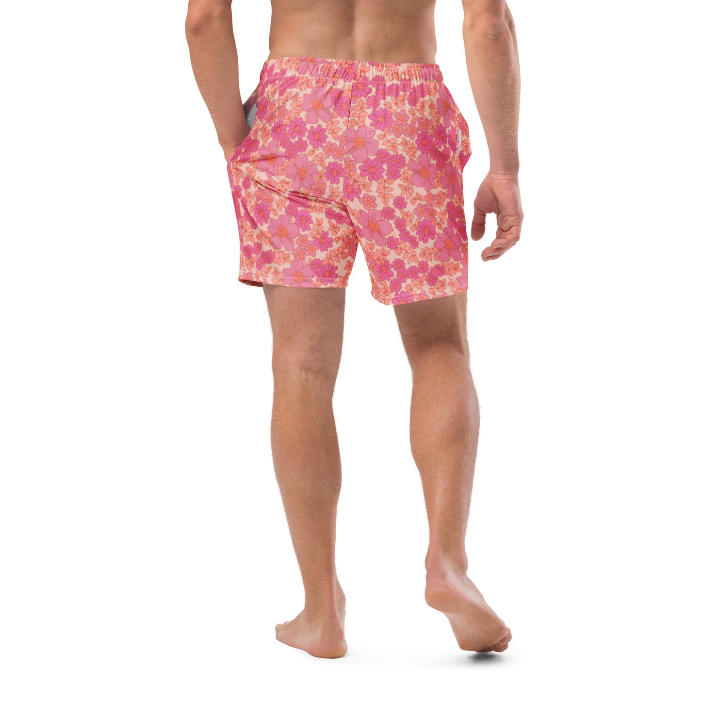 Mens Bright Floral Trunks