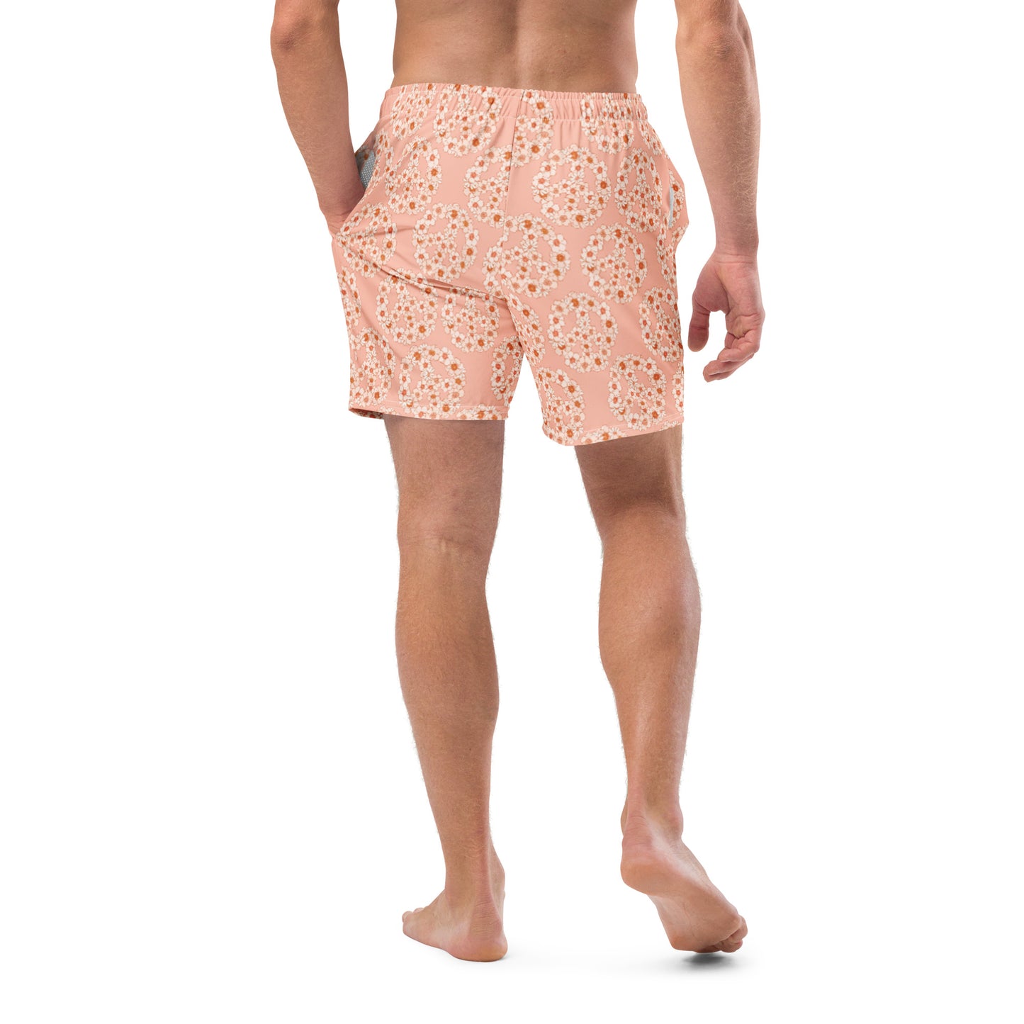 Mens Peace Floral Trunks