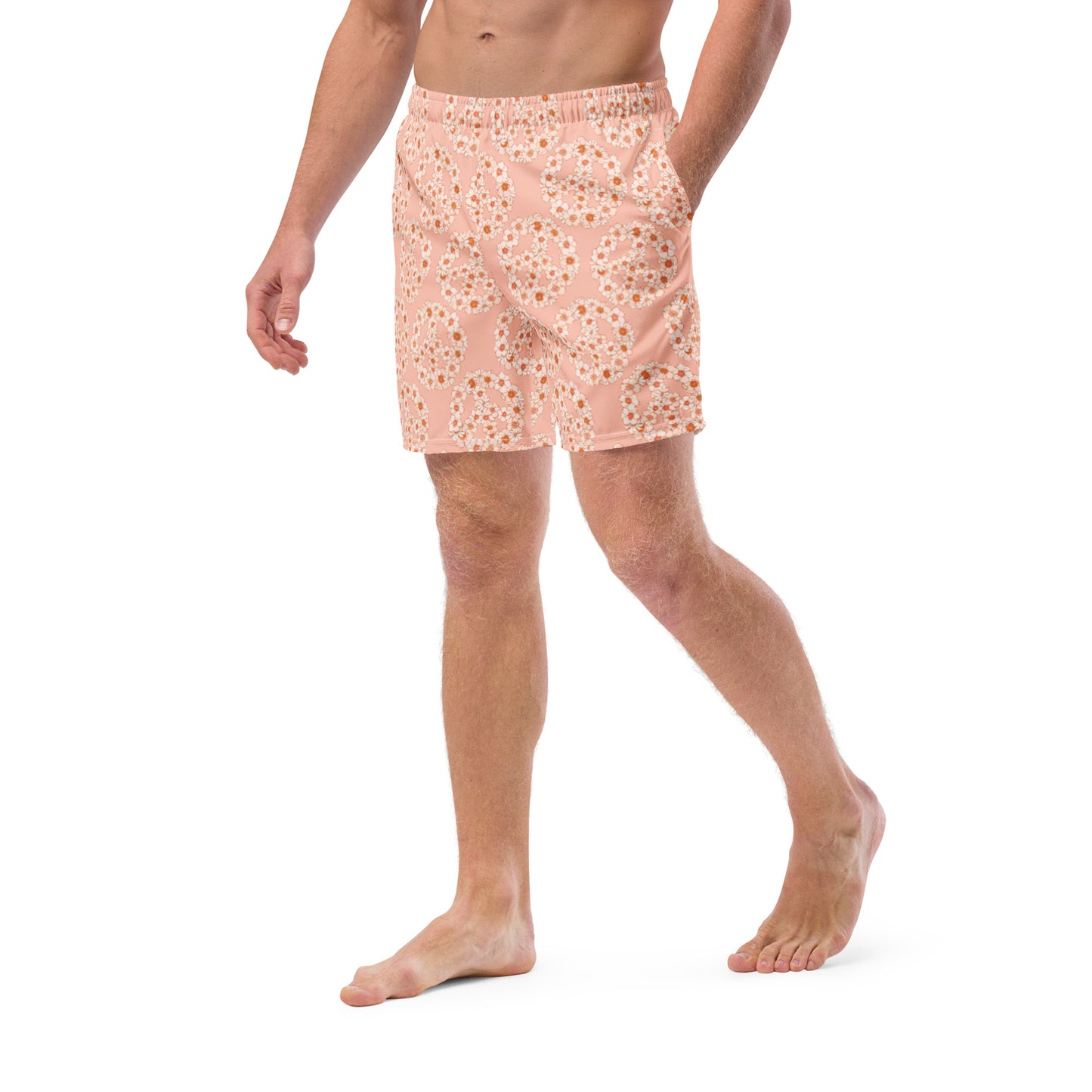 Mens Peace Floral Trunks